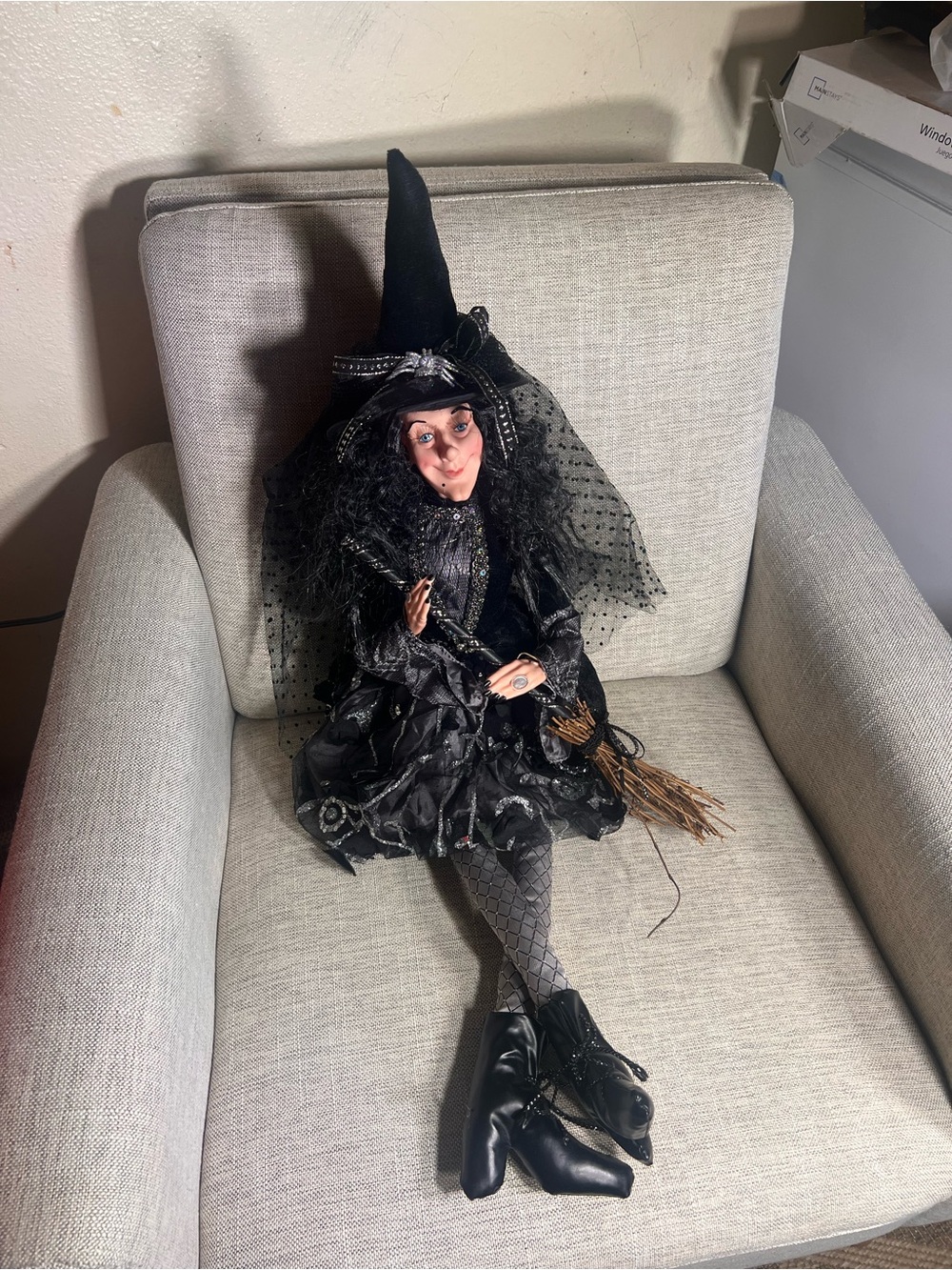 Witch Halloween home decor